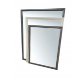 白木紋不銹鋼框鏡450x600mm(MR4560WW)