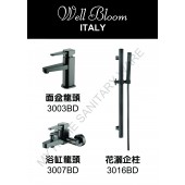 Well Bloom Italy 熱賣300系列黑拉絲龍頭套裝(300BD)