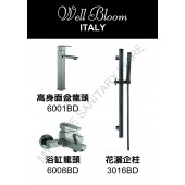 Well Bloom Italy 熱賣600系列黑拉絲龍頭套裝(600BD2)