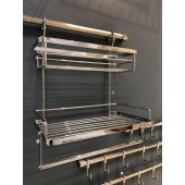 IDECOR不鏽鋼雙層廚房置物架(C3558)