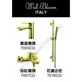 Well Bloom Italy 熱賣700系列香檳金龍頭套裝(700CG)