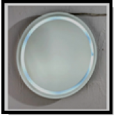 圓形有燈浴室鏡630X50mm (7083)