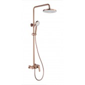 Well Bloom Italy拉絲玫瑰金雨淋花灑套裝 (5009RM)