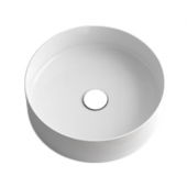 啞白色圓型坐枱面盆360x360mm (WB075MW)
