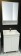白色不銹鋼面盆櫃連雙門鏡櫃套裝600x460mm(BS250360466080)