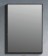 黑岩石紋單門不銹鋼鏡櫃500x700mm(M5070BR)