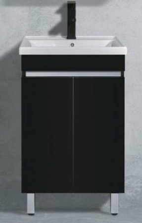 黑色不銹鋼地櫃連盆600x460mm (FT6046-WB) 