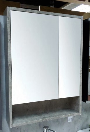水泥紋不銹鋼雙門鏡櫃600x800mm (MC6080)