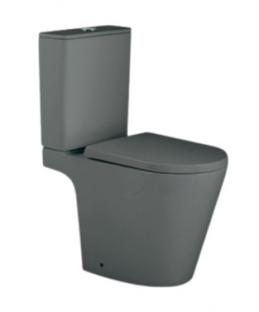 Well Bloom Italy Rimless啞灰色自由咀座廁(WB6088G)