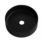 啞黑色圓型坐枱面盆360x360mm (WB075PB)