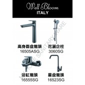 Well Bloom Italy 165系列太空灰色4件龍頭優惠套裝 (4SET165ASG)