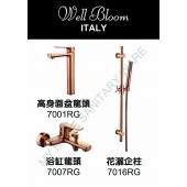 Well Bloom Italy 熱賣700系列玫瑰金龍頭套裝(700RG2)