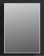 啞白色單門不銹鋼鏡櫃500x700mm(M5070WH)
