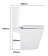 Well Bloom Italy Rimless啞白色自由咀座廁(WB6088MW)
