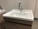 浴室雙門木紋地櫃連面盆610x480mm(WB610480)